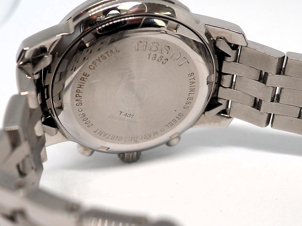 Tissot PRC 200 Chronograph — Blue Dial, Stainless Steel Bracelet, Full Box & Papers (Ref. T461)