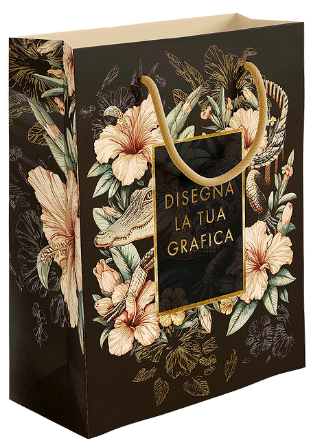Shopper personalizzato sui 4 lati