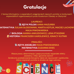 Ogromny sukces naszych uczniów!