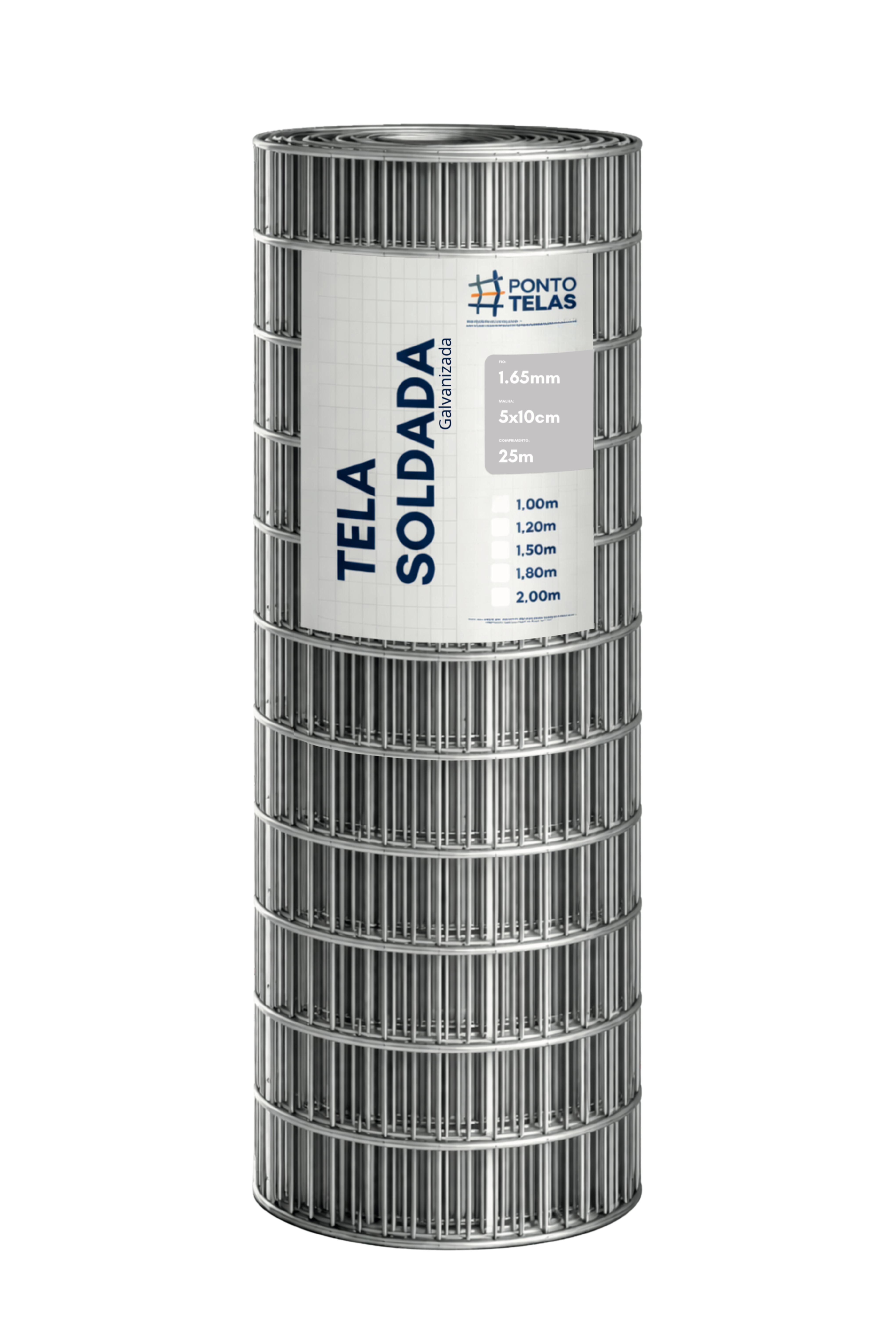 Tela Soldada Fio 1,65mm - Malha 5x10