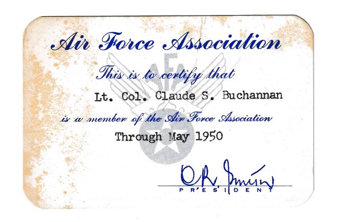 Air Force Association Card