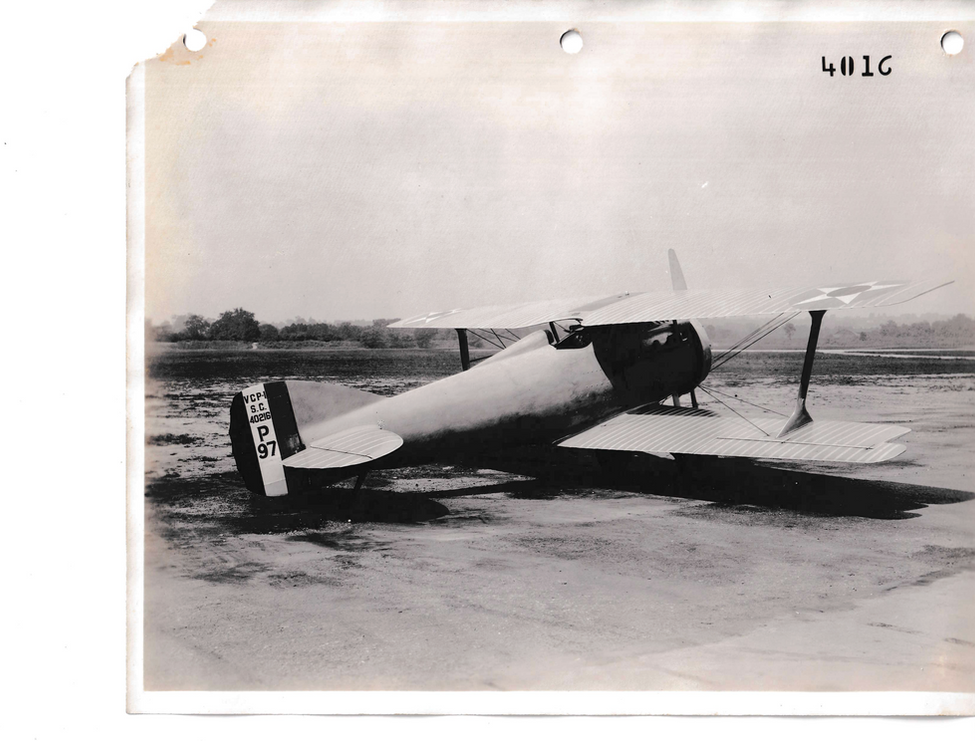 Back View of a Verville VCP-1 Biplane