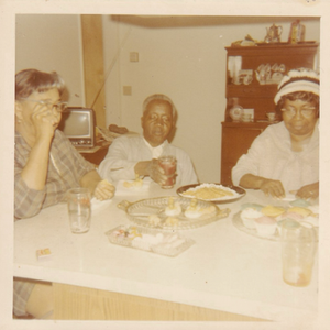 1970s Photograph of Marie Stapler Gladden, Michael Gladden Jr., and Bertha Brown Gladden