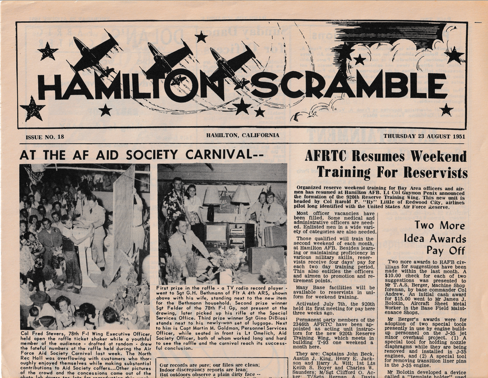 Hamilton Scramble Issue No. 18