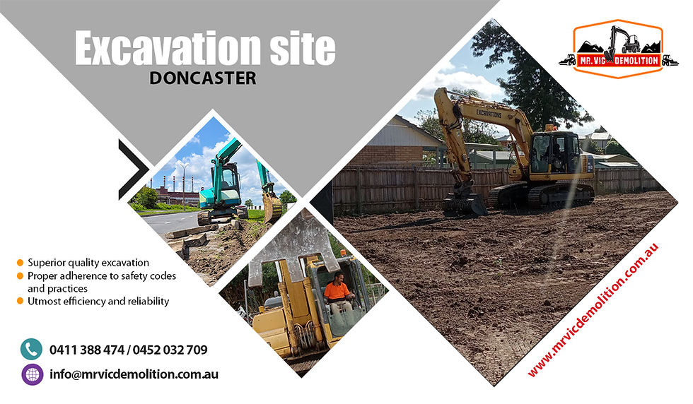 Excavation site Doncaster