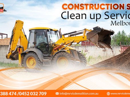 The Advantages Of Hiring a Construction Site Clean-Up Service After Construction