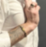 Jewelry set "Fifth Element" with black crystals by brand "Vadim Faizov"2