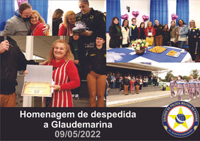 2022 - Homenagem de despedida a Glaudemarina