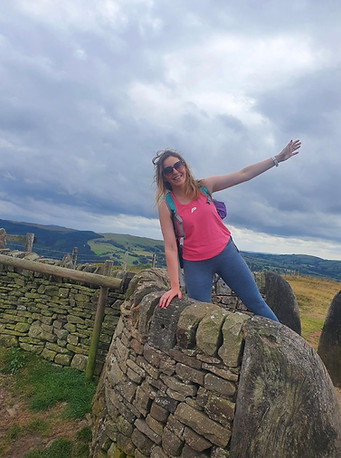 Lizzie Walking on mountain - Qualified Counsellor Liverpool