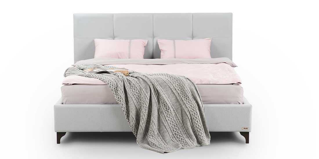 Łóżko Michelle na wysokich nóżkach