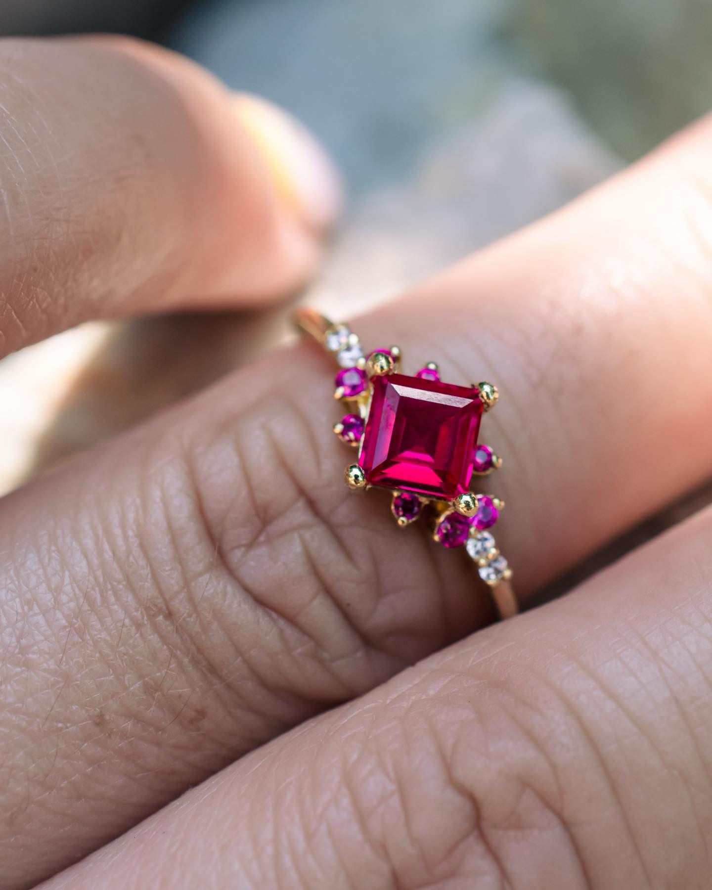 Szenvedélyes rubin, gyémánt ékszerünk