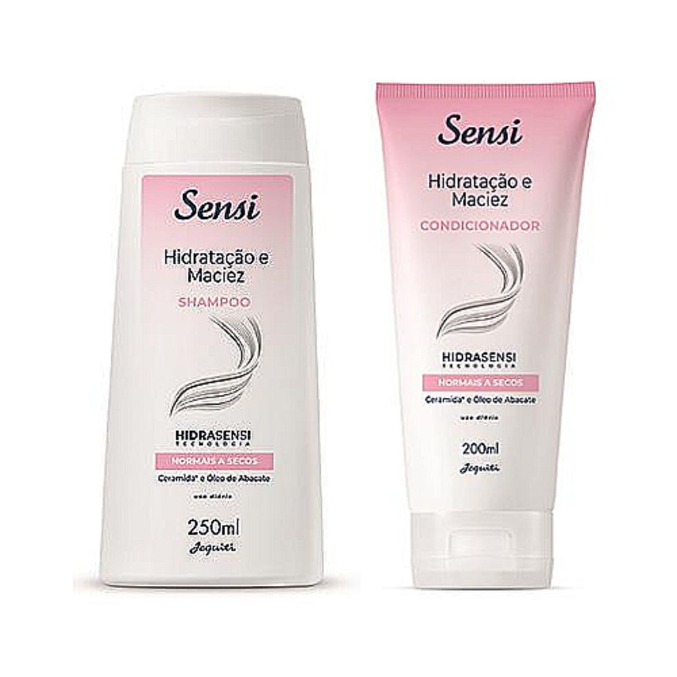 Shampoo e Condicionador Sensi Hidratação e Maciez - Jequiti