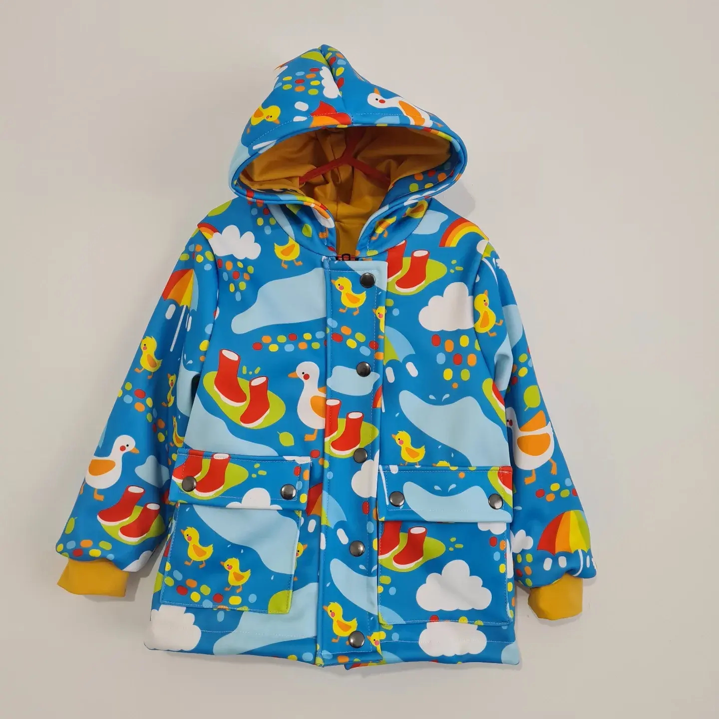 2-3 Years - Water resistant rain coat with water/ stain repellent technology