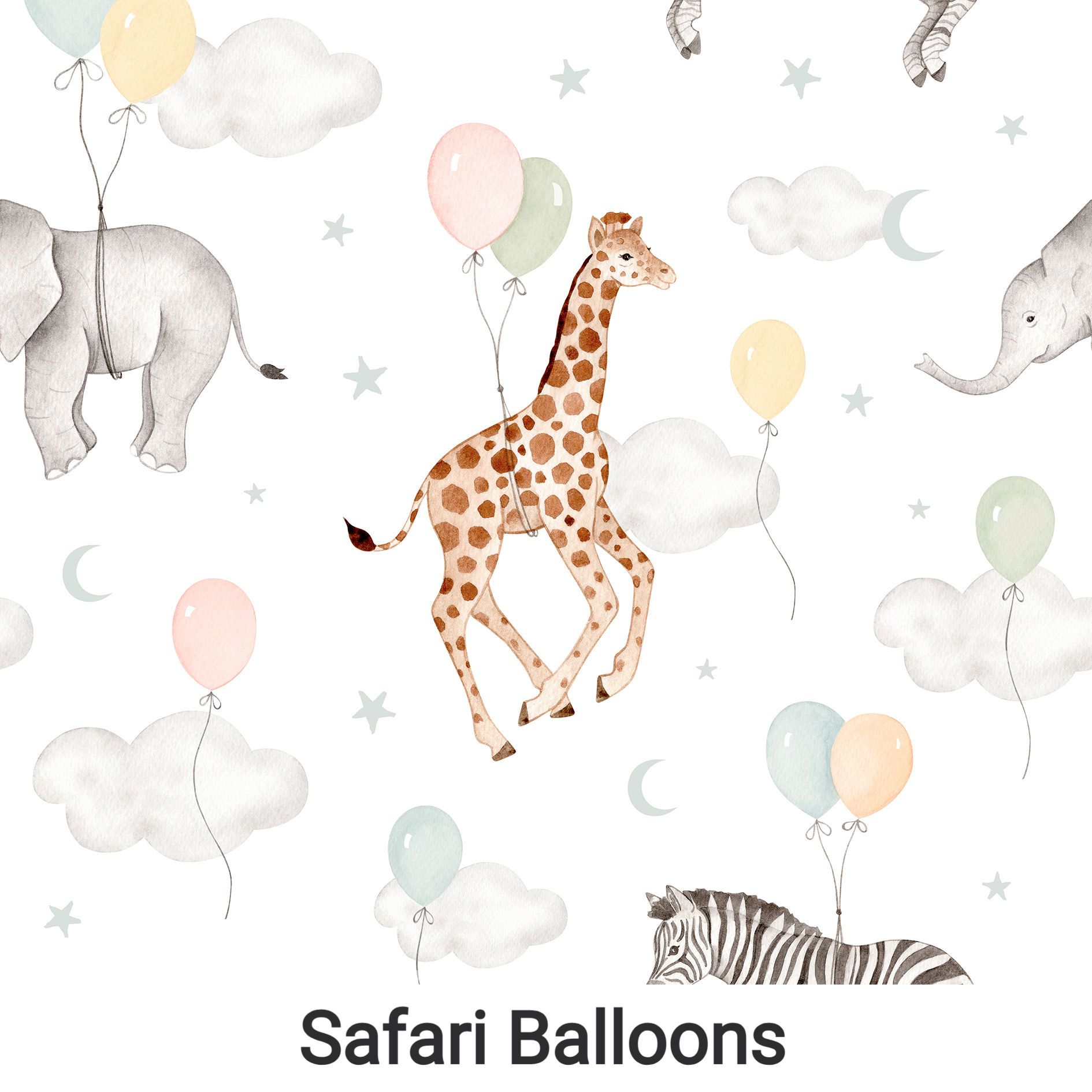 Safari Balloons - Handmade Children's Clothing - Pick your item