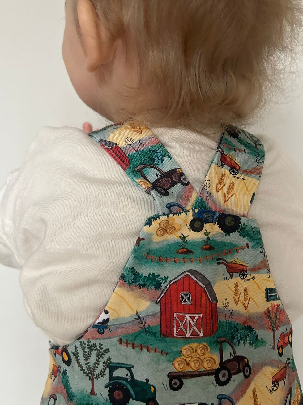 Thumbnail: Organic Dungarees 100% Cotton Drill
