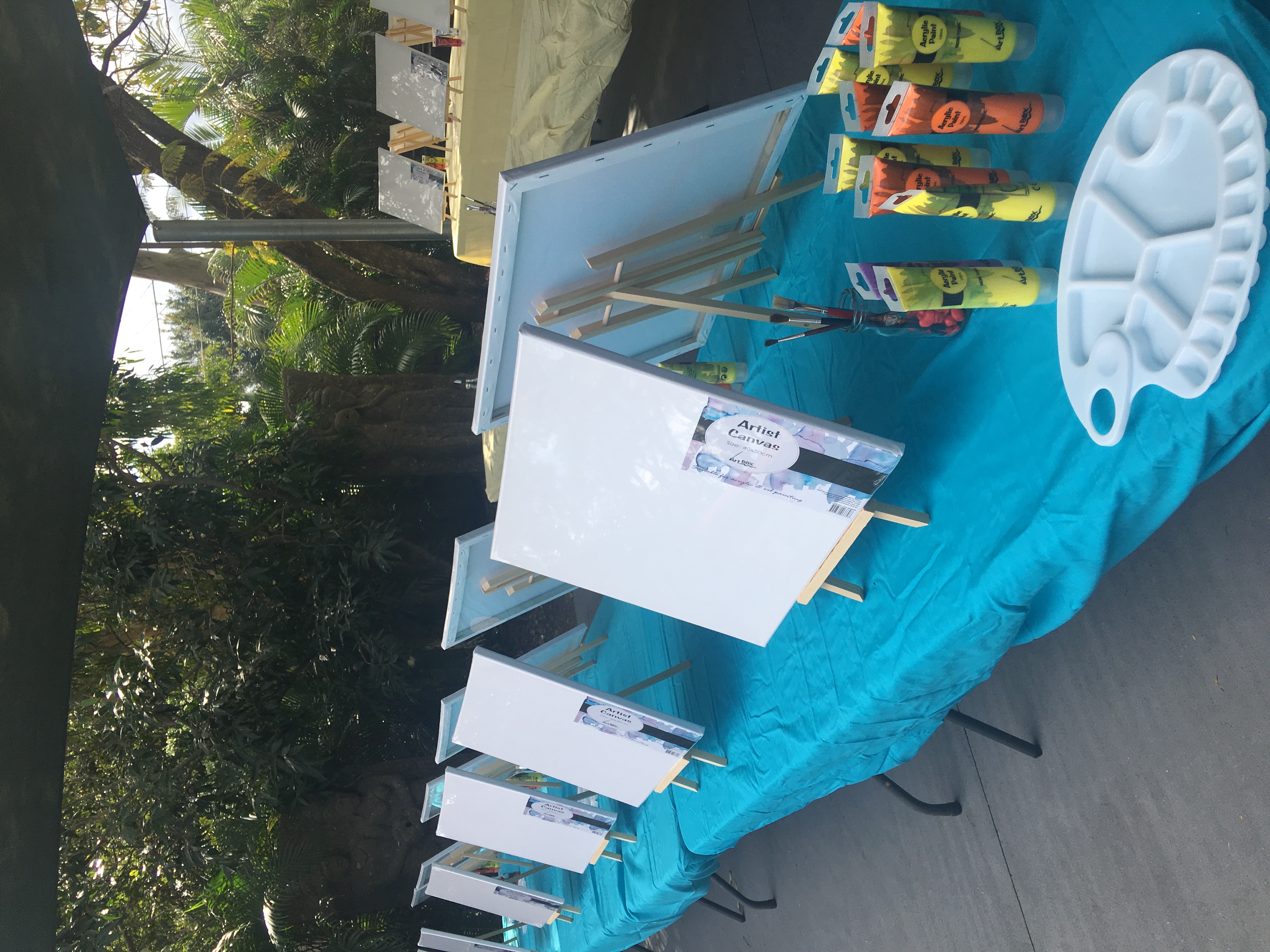 Paint and Sip Set up 2