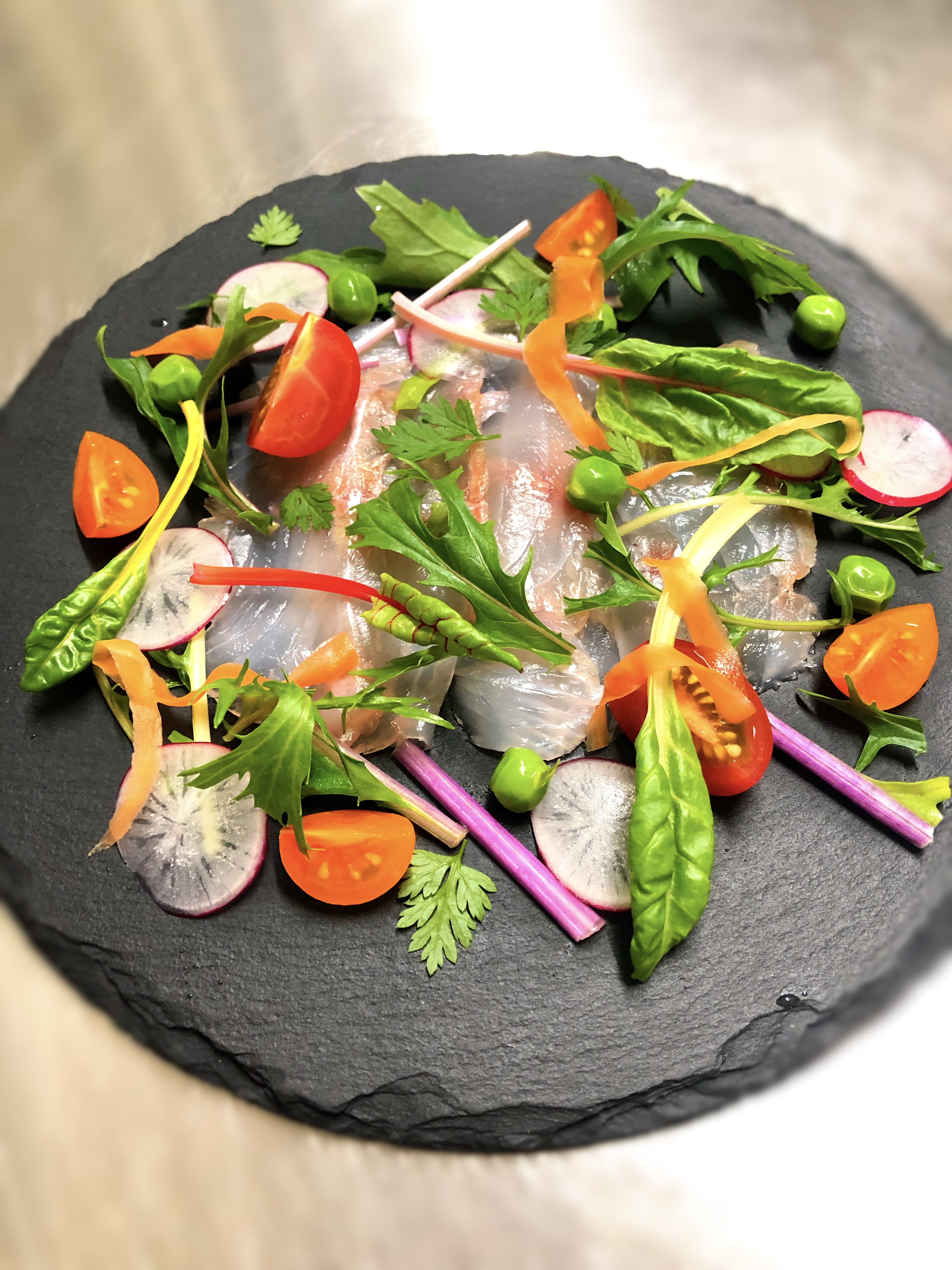 Arranged Food and Objects