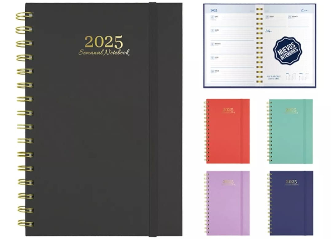 Agenda Semanal Notebook 2025