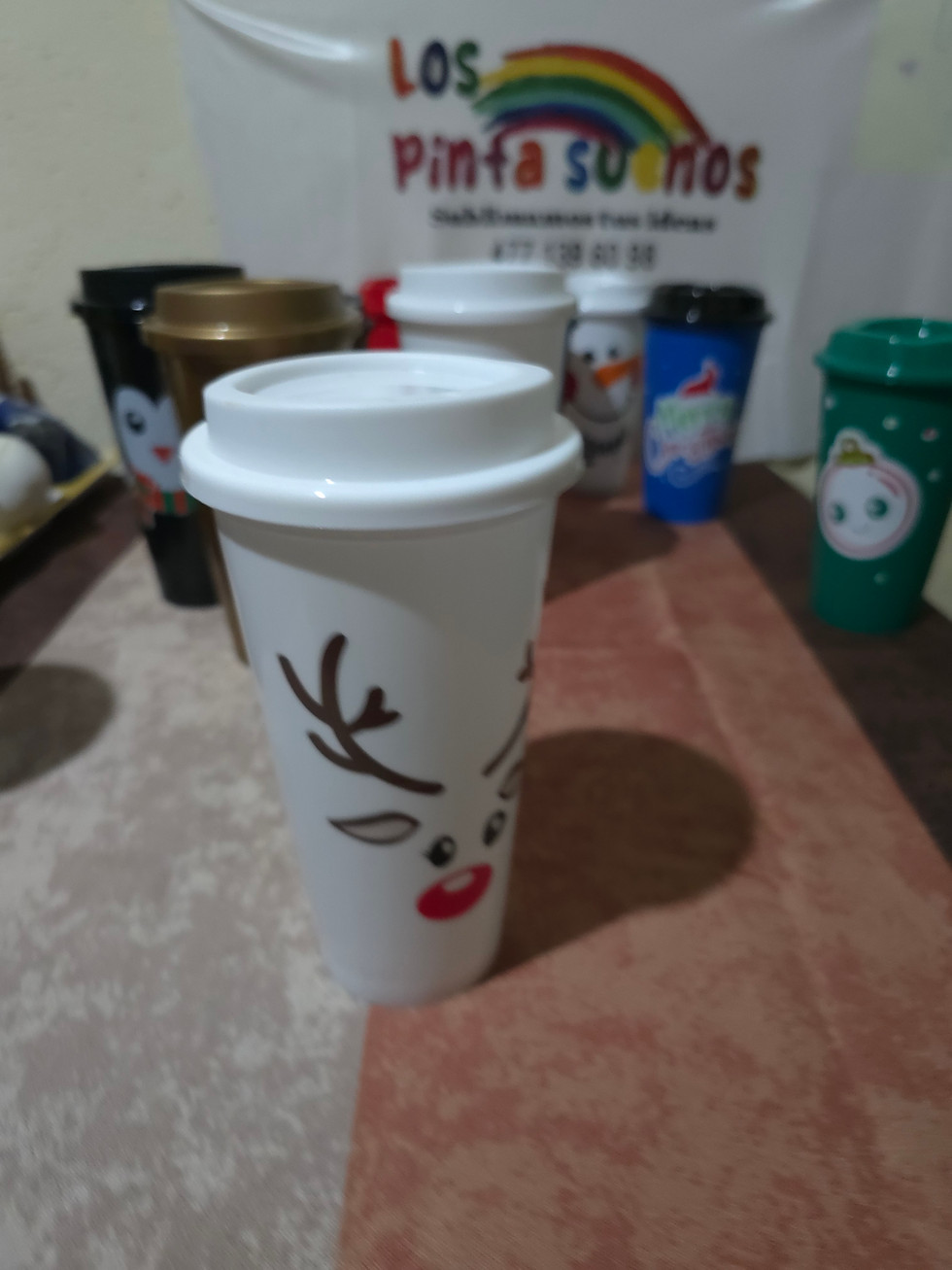 Miniatura: Vaso navideño cafetero 800ml
