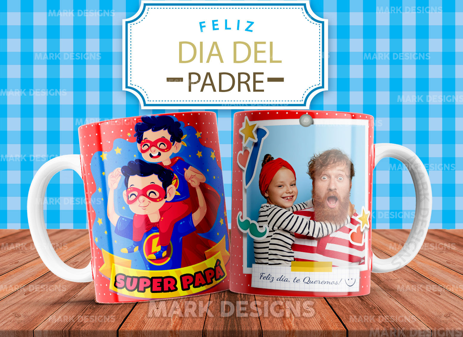 Tazas para día del papá