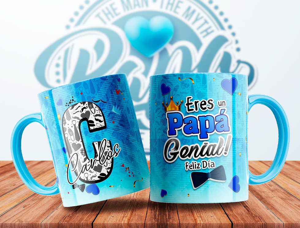 Miniatura: Tazas del día del padre, Alfabeto