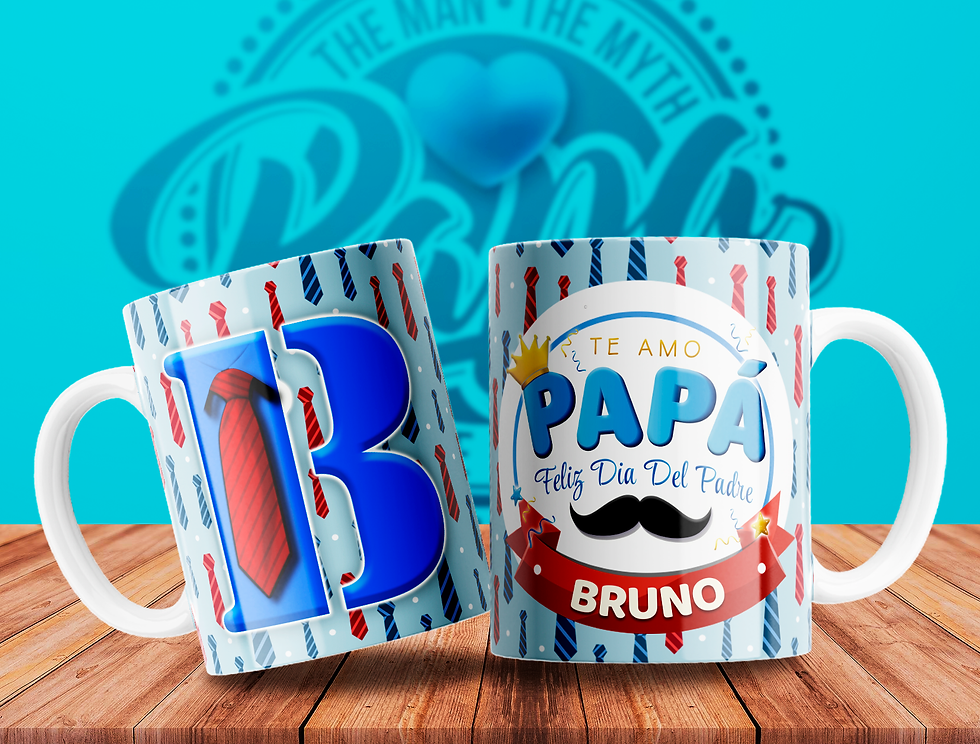 Miniatura: Tazas del día del padre, Alfabeto