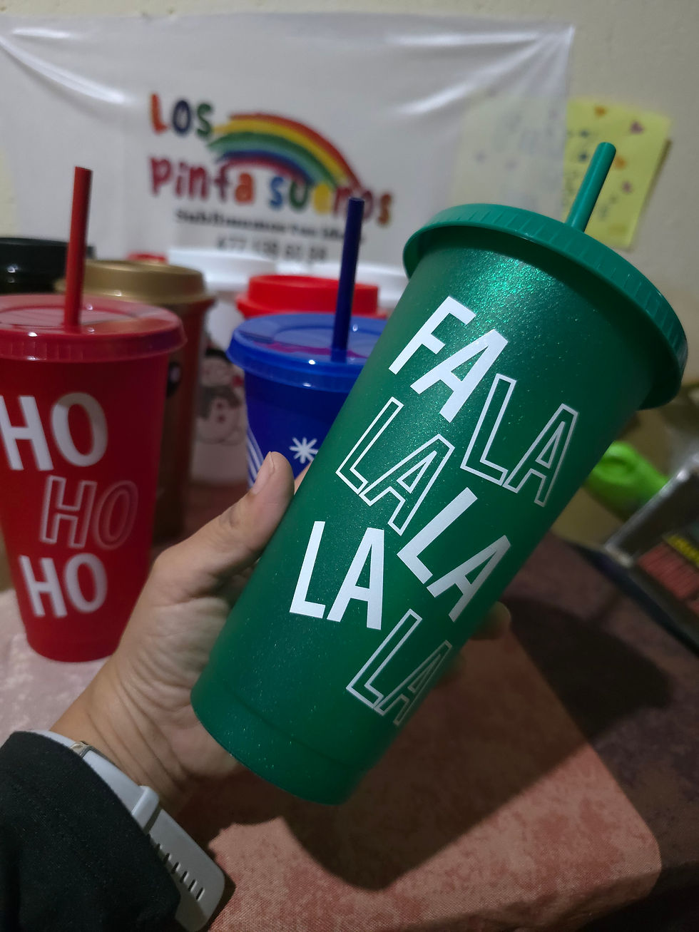 Miniatura: Vaso navideño tipo venti 800ml