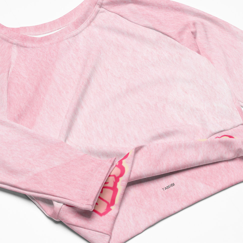 Thumbnail: Blackpacker™ Long Sleeve T-Crop (Pink)