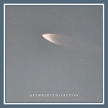 a spectacular vision in the night sky