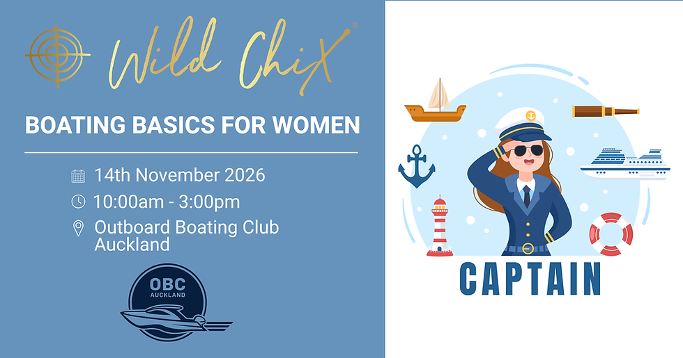Boating Basics for Women - Auckland