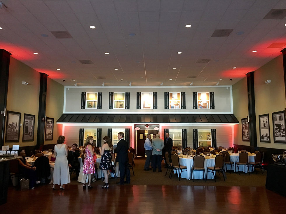 Professional venue uplighting by LoudTone LLC Washington DC