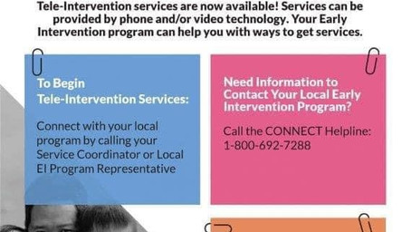 Early Intervention Services Available During COVID-19