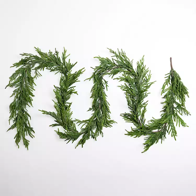 Norfolk Pine Natural Touch Garland, 15 ft.