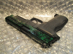 ｐ226,E2,改造,カスタム,グリーン,緑,タイガー,森林,迷彩,