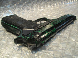 M92F,M9,改造,カスタム,グリーンタイガー,森林迷彩,