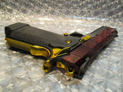 ハイキャパ,4.3,改造,カスタム,レッド,赤,ゴールド,金