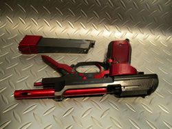 m93R,システム,7,旧,改造,カスタム,レッド,赤,アルマイト,