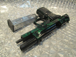 M92F,M9,改造,カスタム,グリーンタイガー,森林迷彩,