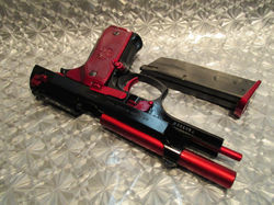 M92F,M9,改造,カスタム,赤,レッド,アルマイト,