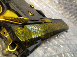 ハイキャパ,4.3,エクストリーム,改造,カスタム,イエロー,金,