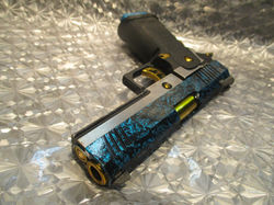 ハイキャパ,デュアル,4.3,改造,カスタム,ブルー,青,ゴールド,金