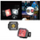 Thumbnail: USB Smart Brake Sensing Bike Tail Light + Bike Headlight Set