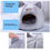 Thumbnail: Cat Bed Warm Cat Bed Soft Comfortable Pet Nest Indoor Semi-Enclosed Sleep Tent