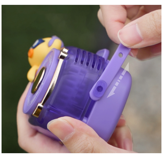 Thumbnail: Portable Neck Fan, Cute Animal Shape, 3-Speed Wind Adjustment Small Neck Fan