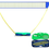 Thumbnail: Portable badminton net set with storage base, 2 badminton rackets, 2 badminton s