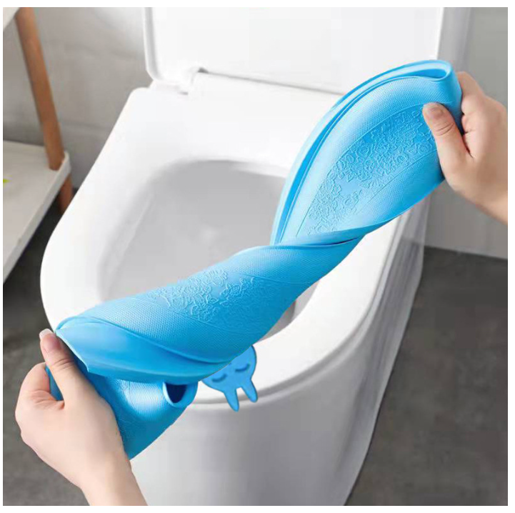 Thumbnail: Soft toilet seat, soft seat, with self-adhesive design, portable design, clean a