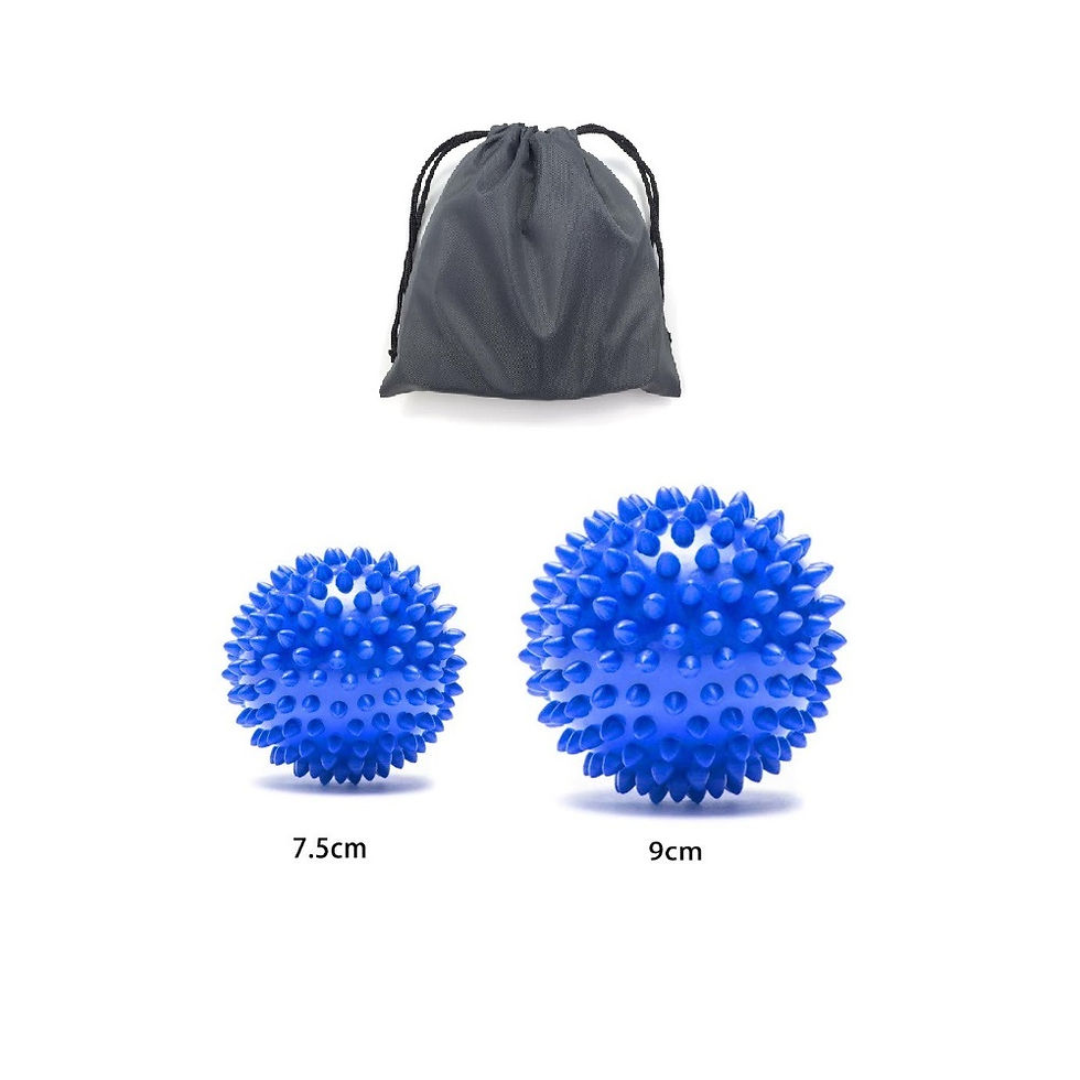 Thumbnail: 2-Pcs Massage Balls for All Over Body Deep Tissue Massage-7.5 & 9cm