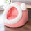 Thumbnail: Cute Dog Bed Washable Pet Cave Pet Nest Soft Warm Puppy Tent Cute Cat Pet House