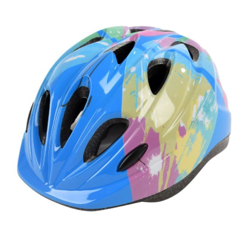 Thumbnail: Children's bicycle helmet + knee pads (a set of six) with adjustable straps