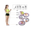 Thumbnail: Waist Twister Disc Exercise Body Twisting  Aerobic Exercise Magnet RotatingBoard